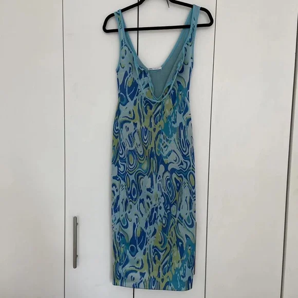 zara cut out jacquard dress Zara Cut Out Jacquard Dress Size S